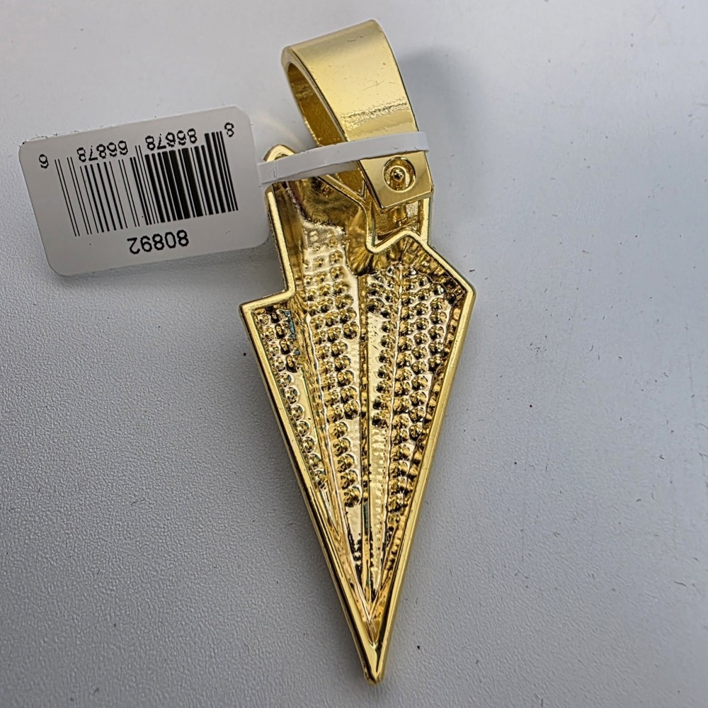 NEW Invicta Elements Mile High Iced Out‎ Pendant & Chain 21.65" Gold #965 - Picture 5 of 7